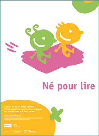 Poster Nati per leggere in francese